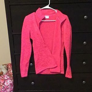 warm neon pink jacket
